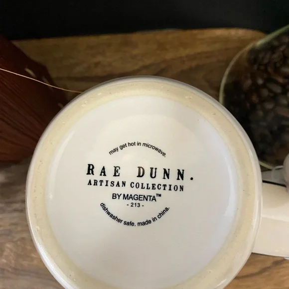 Rae Dunn White 'Enjoy' Mug with Spoon - Picture 2 of 5